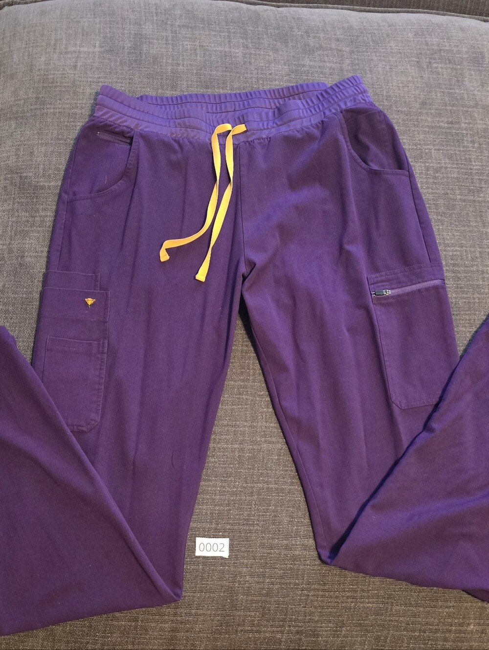 Poppy Scrubs The Pfeiffer Slim Pants Purple Large Tall